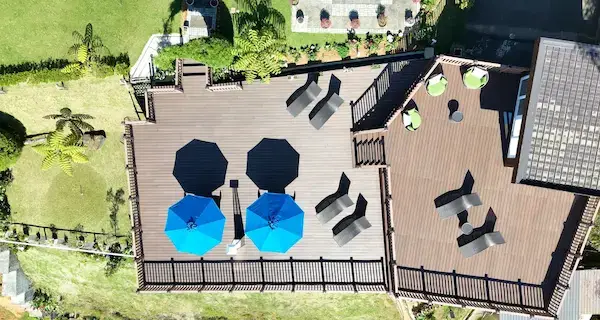 Sun Deck Above the Mountains